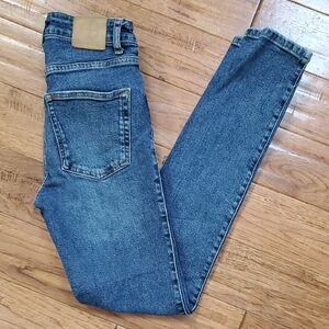 Anine Bing Skinny Classic Blue Denim Jeans